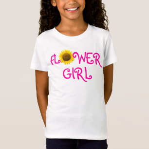 T-shirt de demoiselle de honneur de tournesol
