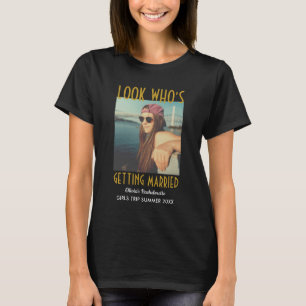 T-shirt de demoiselle d'honneur de mariage vintage