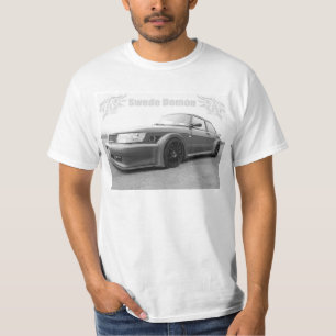 T-shirt de démon de SAAB 900 Suédois