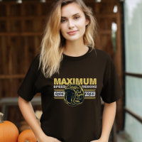 T-shirt de démonstration à vitesse maximale