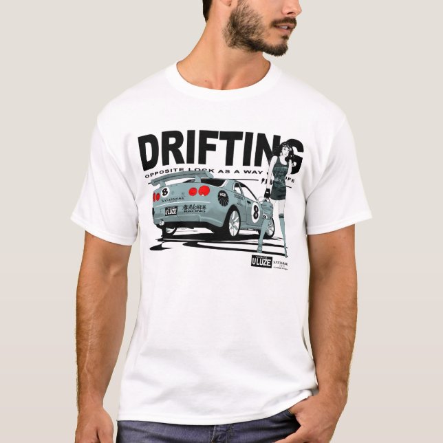 T-shirt de dérive de Nissan Skyline (Devant)