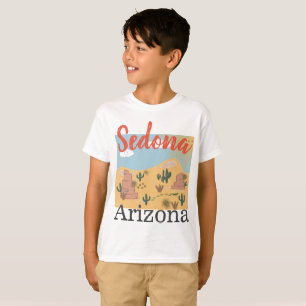 T-shirt de désert de Sedona Arizona, garçon