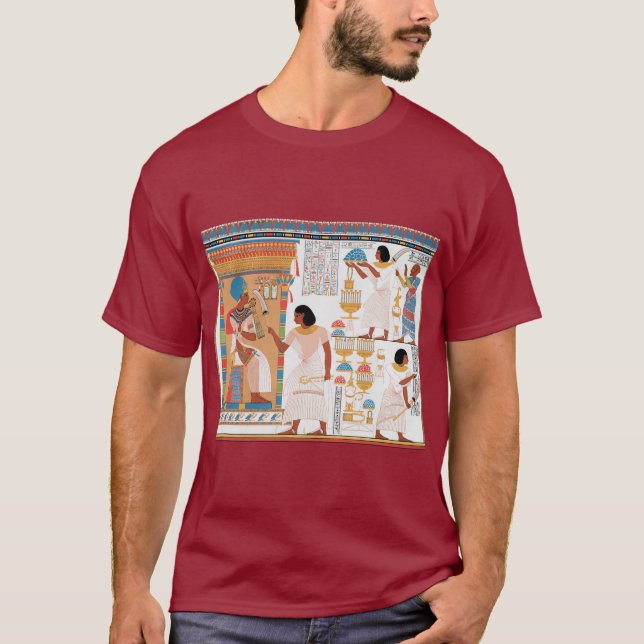 T-shirt de design royal égyptien (Devant)