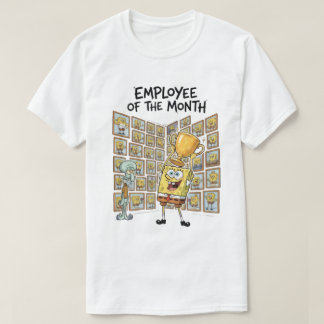 T-Shirt de dessin animé drôle Employé du Mois