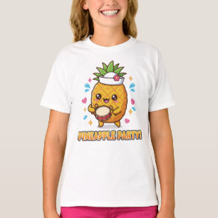 T-shirt de dessin animé tropical mignon pour enfan