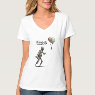 T-shirt de dessin animé Zombie