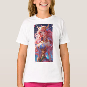 T-shirt de dessin coloré pour enfants