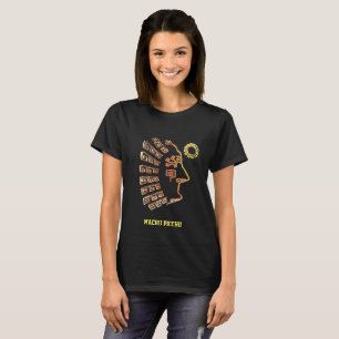 T-shirt de dessin élégant Machu Picchu
