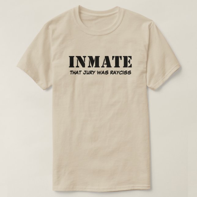T-Shirt de détenu (Design devant)