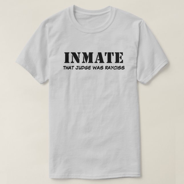 T-Shirt de détenu (Design devant)
