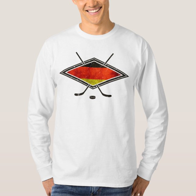 T-shirt de Deutsche Eishockey avec le nom et le (Devant)