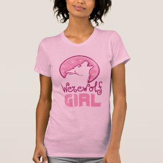 T-shirt de Deux-maintenance de fille de loup-garou