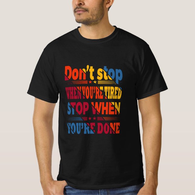 T-shirt de devis motivationnel (Devant)