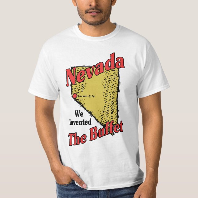 T-shirt ~ de devise du Nevada le nanovolt USA nous avons (Devant)