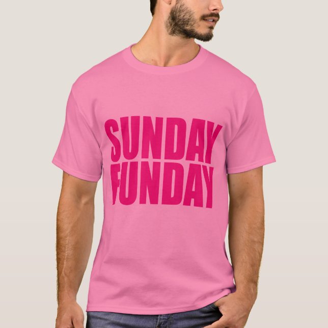 T-shirt de dimanche Funday (Devant)