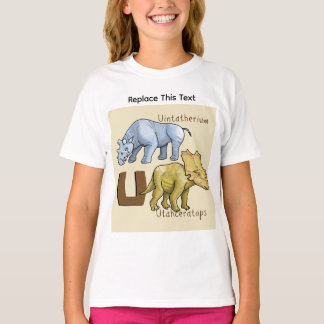 T-shirt de dinosaure ou d'animal préhistorique