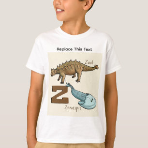 T-shirt de dinosaure ou d'animal préhistorique