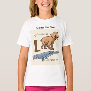T-shirt de dinosaure ou d'animal préhistorique