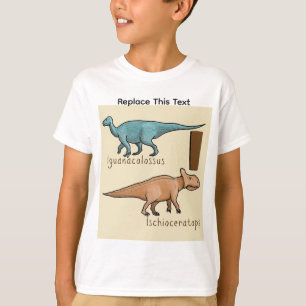 T-shirt de dinosaure ou d'animal préhistorique