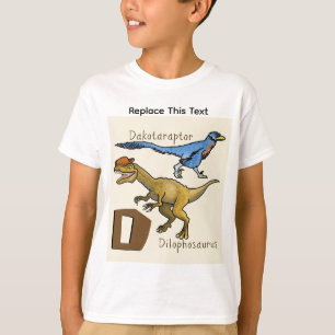T-shirt de dinosaure ou d'animal préhistorique