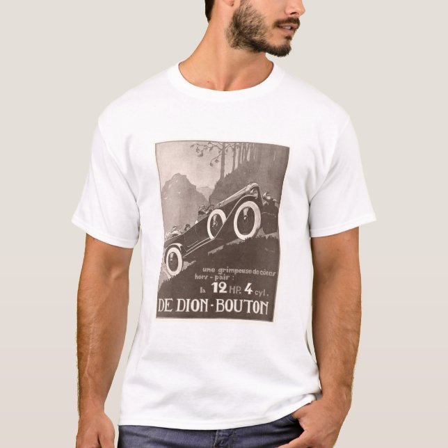T-shirt De Dion Bouton Vintage Ad (Devant)