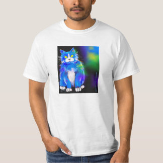 T-shirt de DizzyCats, bleu DizzyCat de Diego