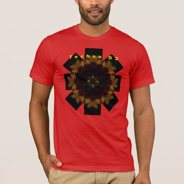 T-Shirt de DJ Techno (Devant)