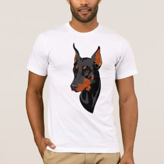 T-shirt de dobermann