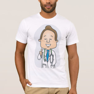T-shirt de docteur Giving Thumbs Up Men's
