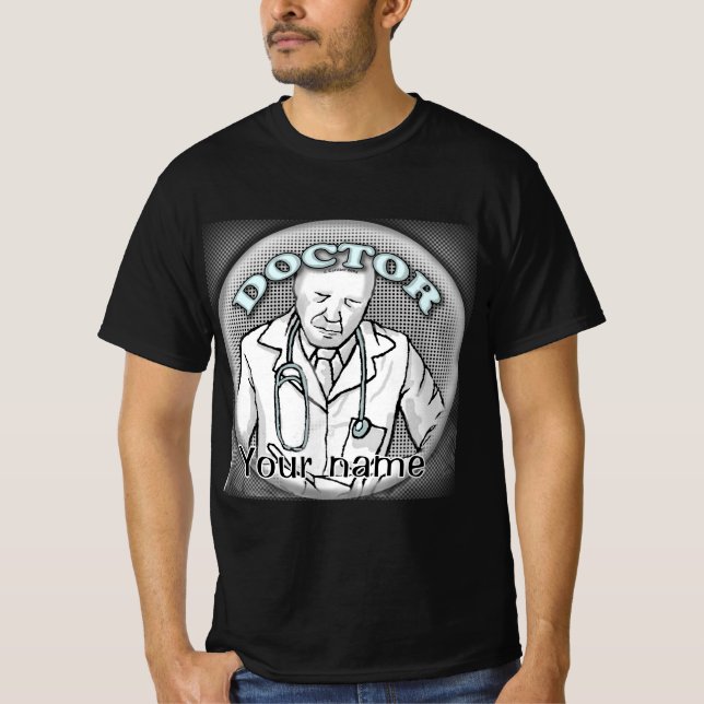 T-Shirt de docteur rétro (Devant)