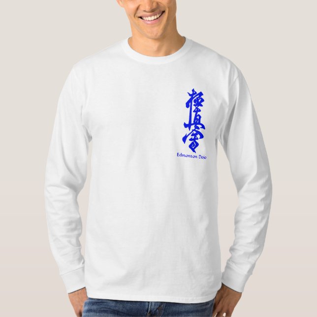 T-shirt de Dojo de Kyokushin Edmonton - longue (Devant)