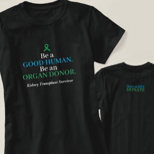 T-shirt de don d'organes de transplantation person