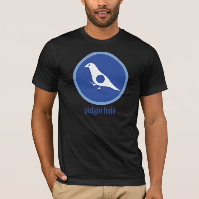T-shirt de Don Quichotte de pidgin "de trou de (Devant)