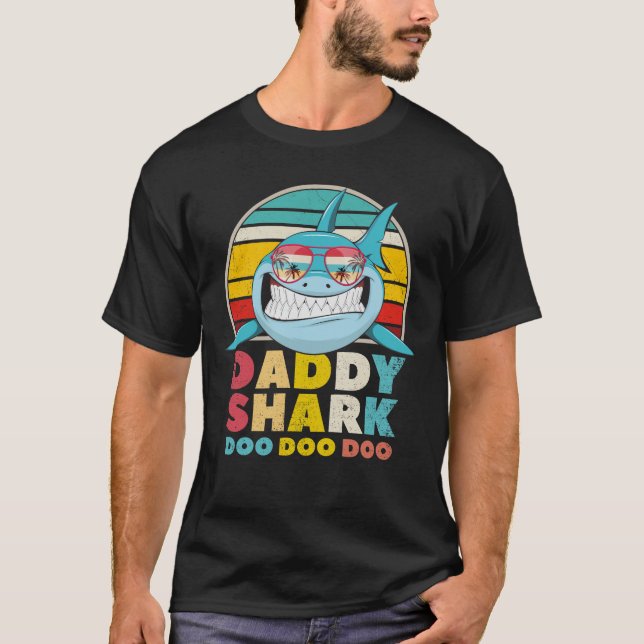 T-shirt de Doo Doo Doo de requin de papa (Devant)