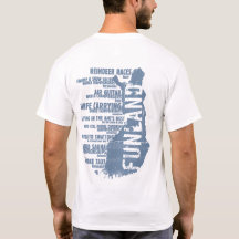 T-shirt de dos de la liste 3 de la Finlande
