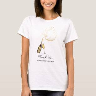 T-shirt de douche de mariée doré Brunch personnali