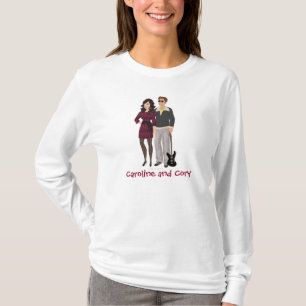 T-shirt de douille de dames de DHG long