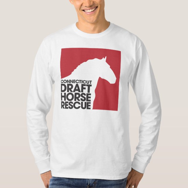 T-shirt de douille de délivrance de cheval de (Devant)
