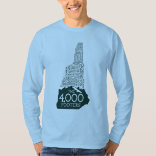 T-shirt de douille de titres de bas de page de NH