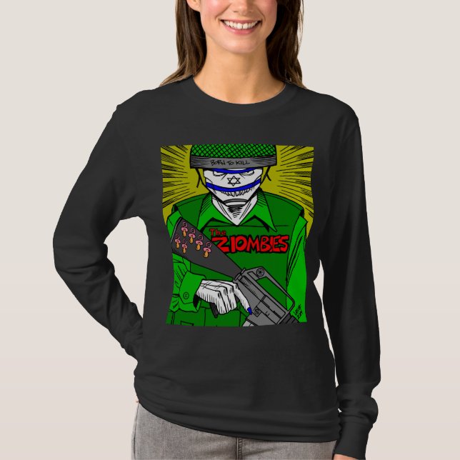T-shirt de douille de Ziombies de Carlos Latuff le (Devant)