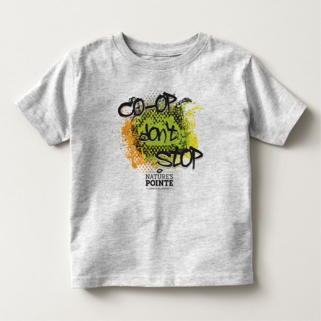 T-shirt de douille du graffiti de l'enfant de (Devant)