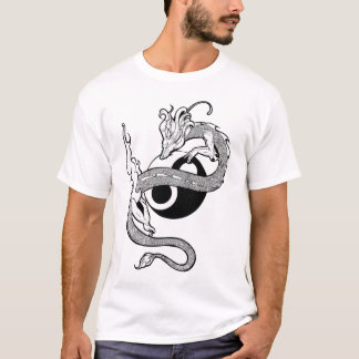 T-shirt de dragon de Yin-Yang