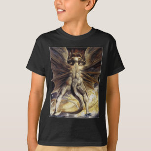 T-shirt de dragon : "Grand dragon rouge" par Blake