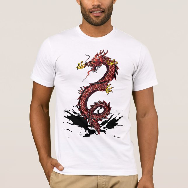 T-SHIRT DE DRAGON POUR LES HOMMES (Devant)