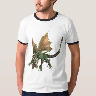 T-shirt de dragon vert de KRW
