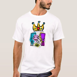 T-shirt De drame du roi w/DRAMA de ROI dos dessus