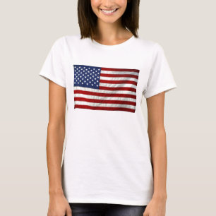 T-shirt de drapeau américain