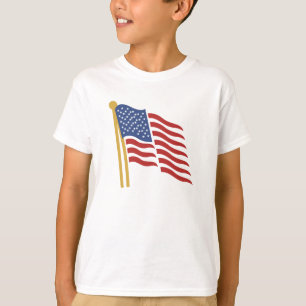 T-shirt de drapeau américain
