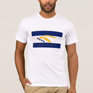T-shirt de drapeau d'atoll de Johnston