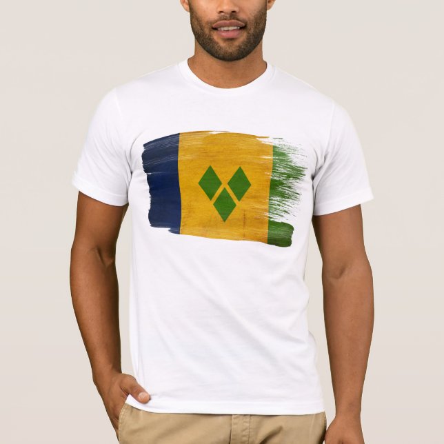 T-shirt de drapeau de (Devant)
